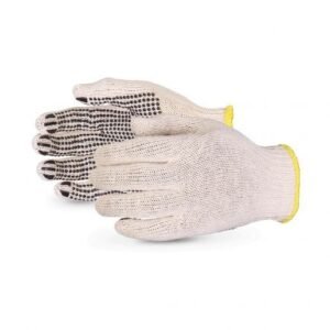 GUANTE POLY ALGODON SURE GRIP PUNTOS NEGROS EN PALMA S LARGE