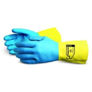 GUANTE CHEMSTOP FLOCADO NEOPRENO/LATEX, 12IN,30MIL TALLA 9