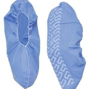 CUBRE ZAPATO AZUL ANTIDESLIZANTE MM 100 UND
