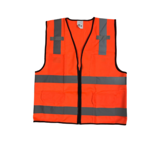 CHALECO  REFLECTIVO 4 BOLSILLOS ZIPPER CLASE 2
