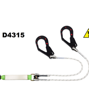 LINEA DE VIDA DOBLE DIELECTRICA 1.5 METROS 60MM