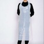 DELANTAL BLANCO DESECHABLE PLASTICO 80x121cm 1000/CS