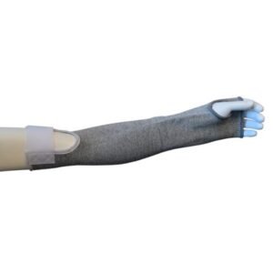 MANGAS MONARCH TAEKI-5 GRIS 18"  PULGAR Y VELCRO UND