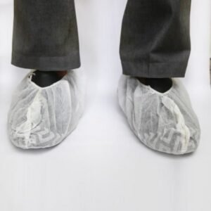 CUBRE ZAPATO BLANCO ANTIDESLIZANTE HM 1000 UND