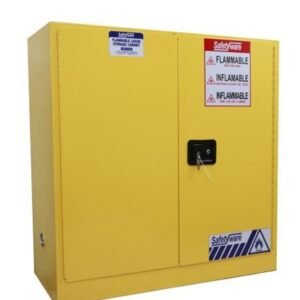 GABINETE PARA LIQUIDOS FLAMABLES 4 GLS. SAFETYWARE AMARILLO