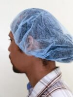 GORRO DESECHABLE TIPO ACORDEON AZUL 100 UND - Imagen 2