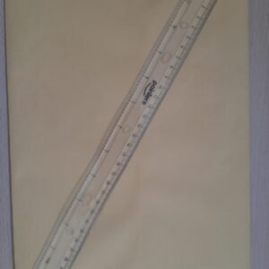 REGLA PLASTICA 12"CLEAR POINT UNIDAD