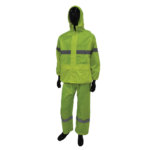TRAJE DE LLUVIA REFLECTIVO VERDE