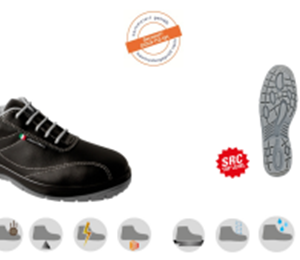 CALZADO TAORMINA BLACK GREY (PLANTILLA ANTI-PERFORACION)/S40-46